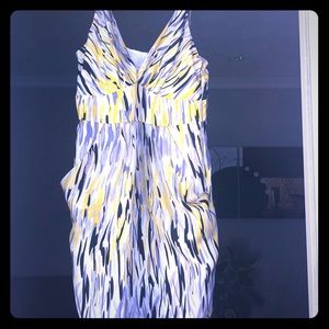 100% Silk Mimi Dress with Beautiful Paint Strokes